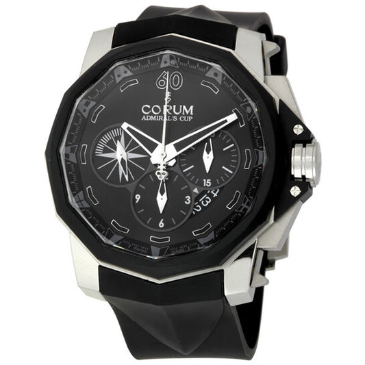 Admirals Cup Chronograph 48 Chronograph Black Textured Dial Men's Watch