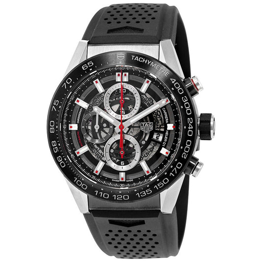 Tag Heuer Carrera Chrono auto skeleton Preowned Watch CBG2A10