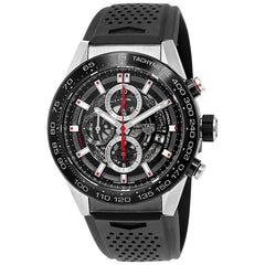 Tag Heuer Carrera Chrono auto skeleton Preowned Watch CBG2A10
