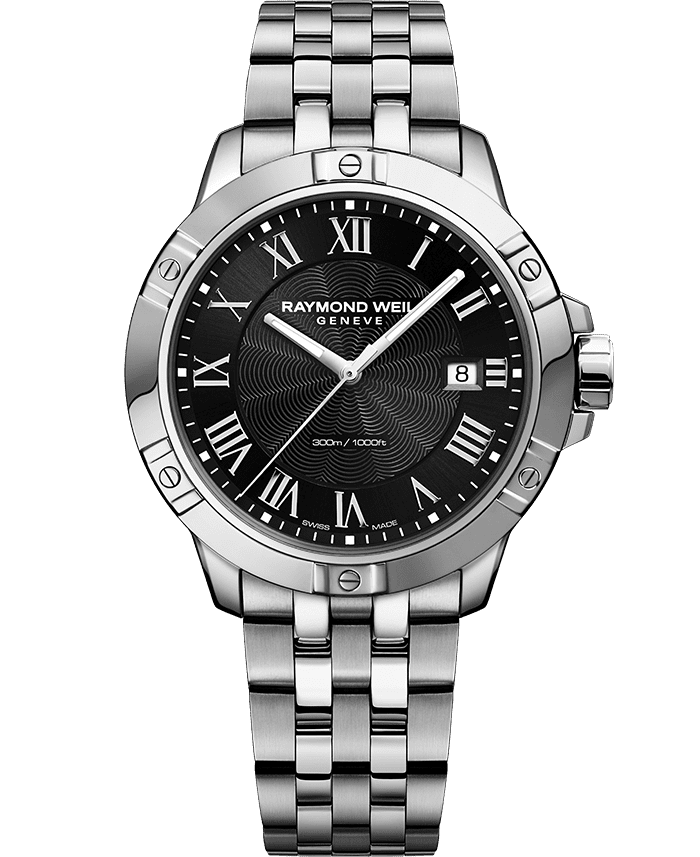 Tango Classic Men's Quartz Black Steel Bracelet Watch, 41mm 8160-ST-00208