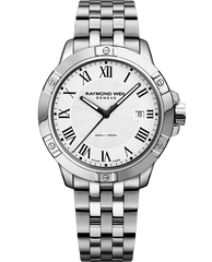 Tango Classic Men's Quartz Stainless Steel White Dial Watch, 41mm 8160-ST-00300