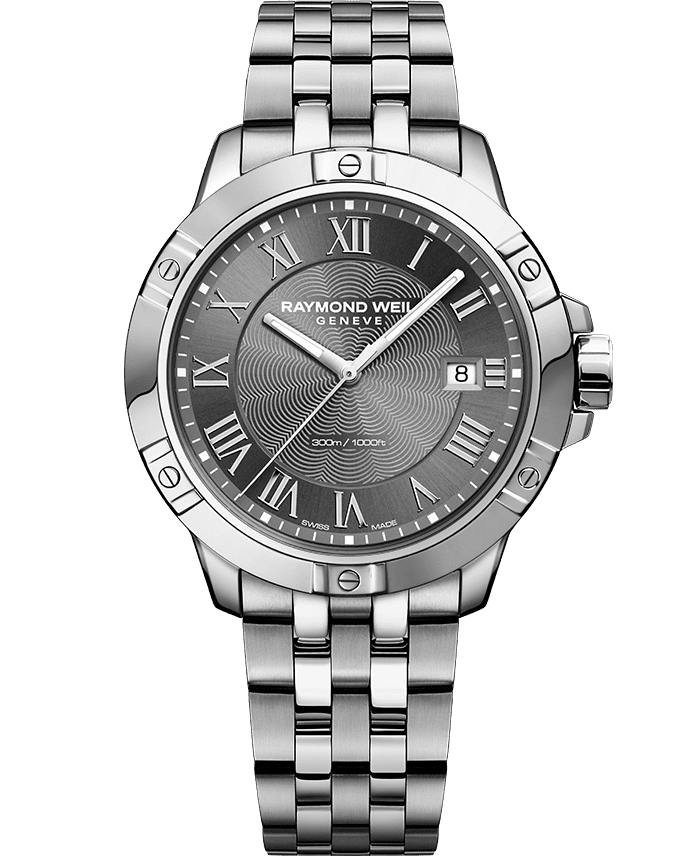 Tango Classic Men's Quartz Grey Dial Bracelet Watch, 41mm 8160-ST-00608