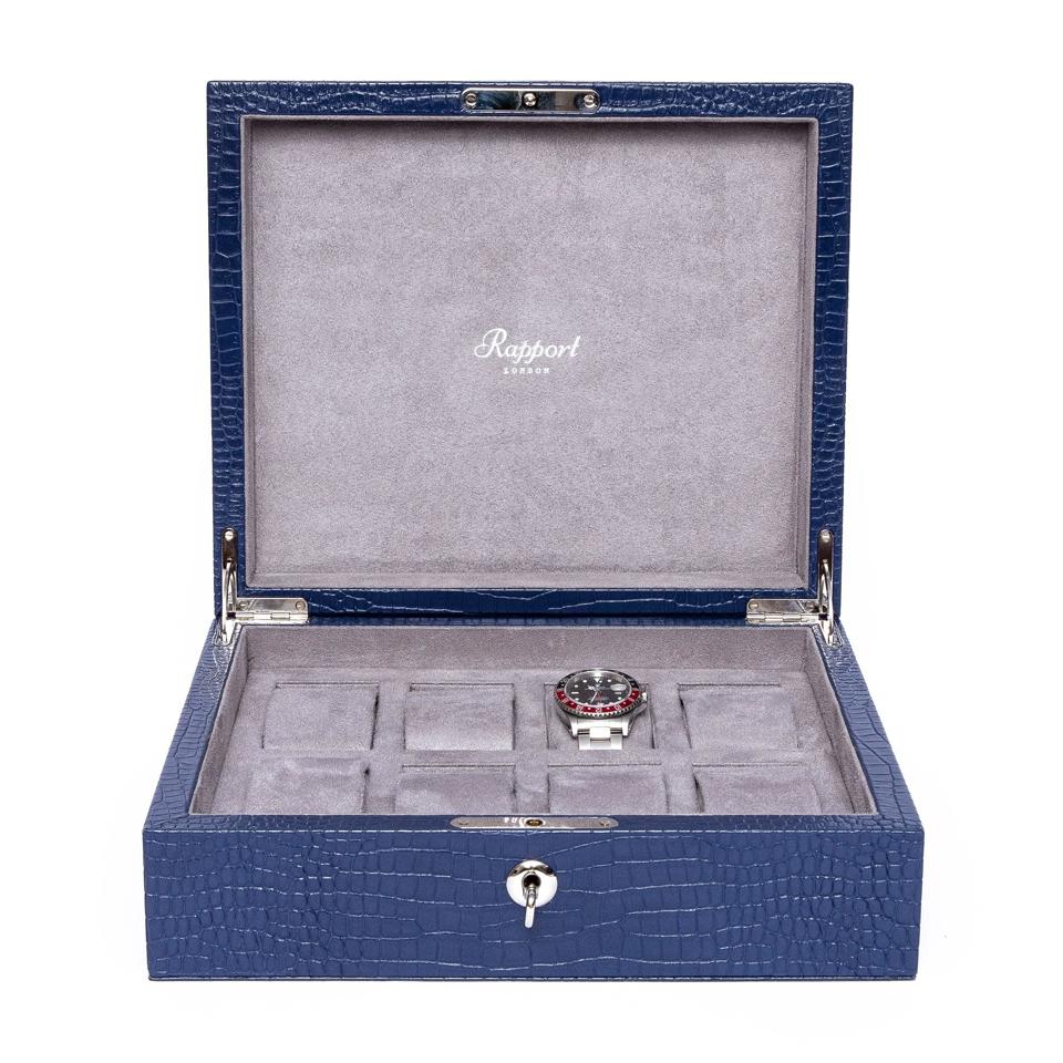 Brompton Eight Watch Box - Blue L266