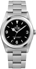 Rolex Explorer 36mm Stainless Steel Black Dial Men's Watch 1016