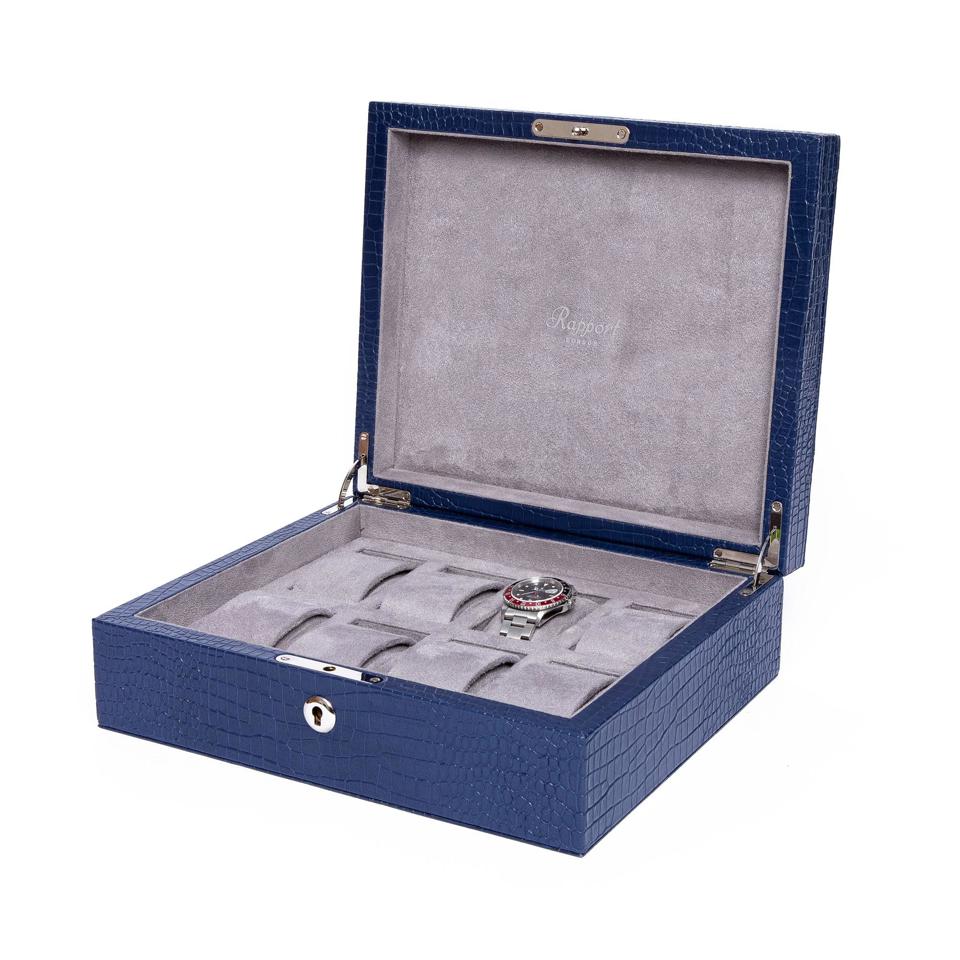 Brompton Eight Watch Box - Blue L266