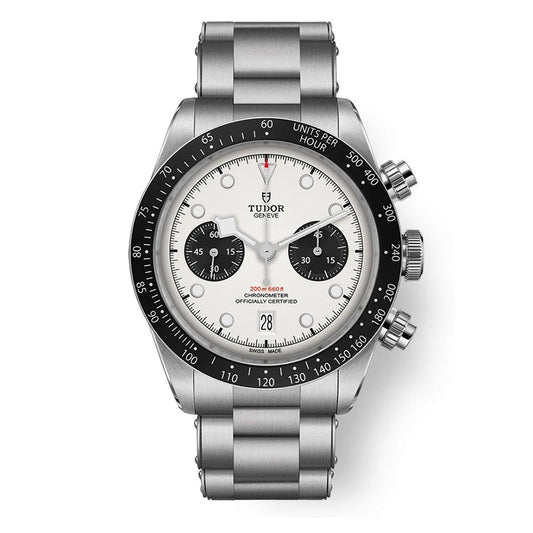 Tudor Black Bay Chrono 79360N Stainless Steel White Dial 41mm Man's Watch