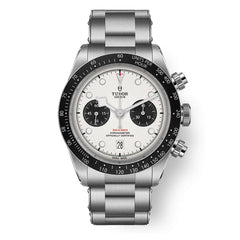 Tudor Black Bay Chrono 79360N Stainless Steel White Dial 41mm Man's Watch