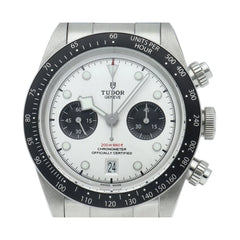 Tudor Black Bay Chrono 79360N Stainless Steel White Dial 41mm Man's Watch