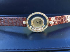 Chopard Happy Diamonds Gold Watch YG20/2492