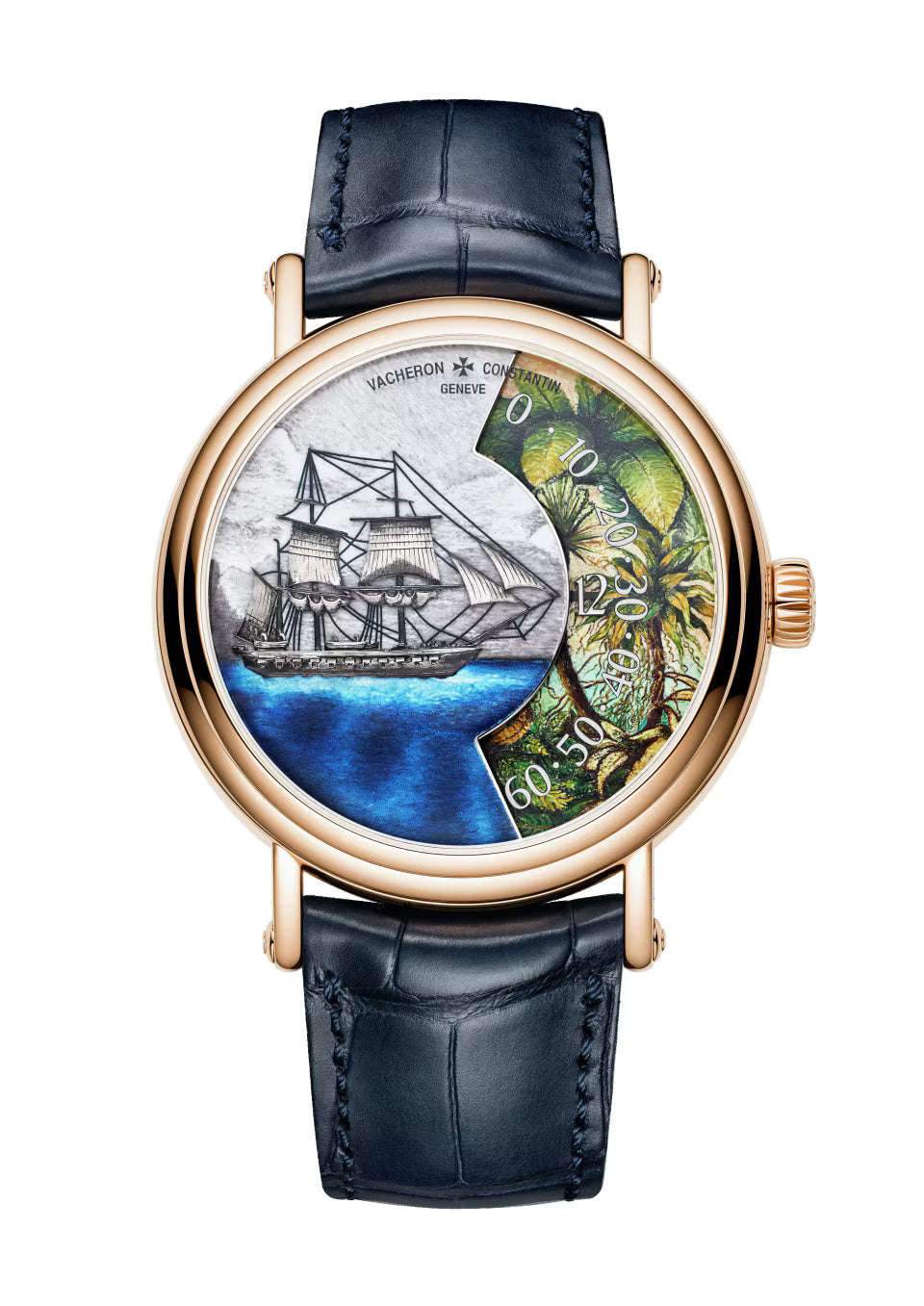 Métiers d'Art Tribute to Explorer Naturalists - Detroit de Magellan 7500U/000R-B992 41 mm Pink Gold