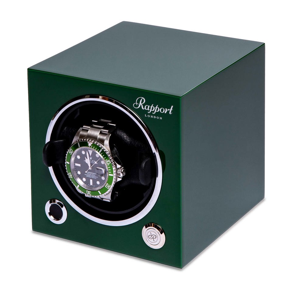 Evo Single Watch Winder - Racing Green EVO44