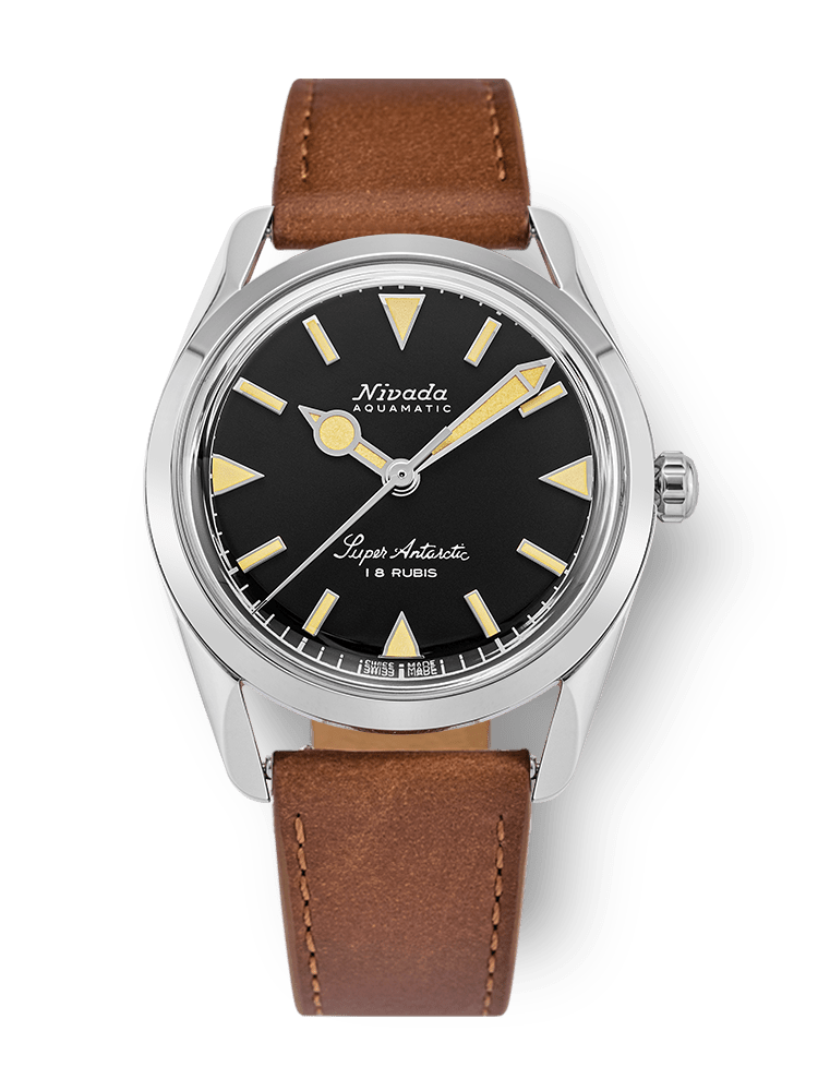 Nivada Super Antarctic 35Mm - Black Beige Luminova 35013M16