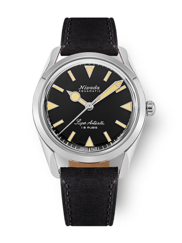 Nivada Super Antarctic 35Mm - Black Beige Luminova 35013M17