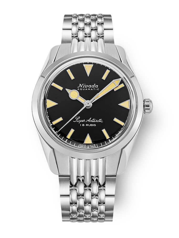 Nivada Super Antarctic 35Mm - Black Beige Luminova 35013M04