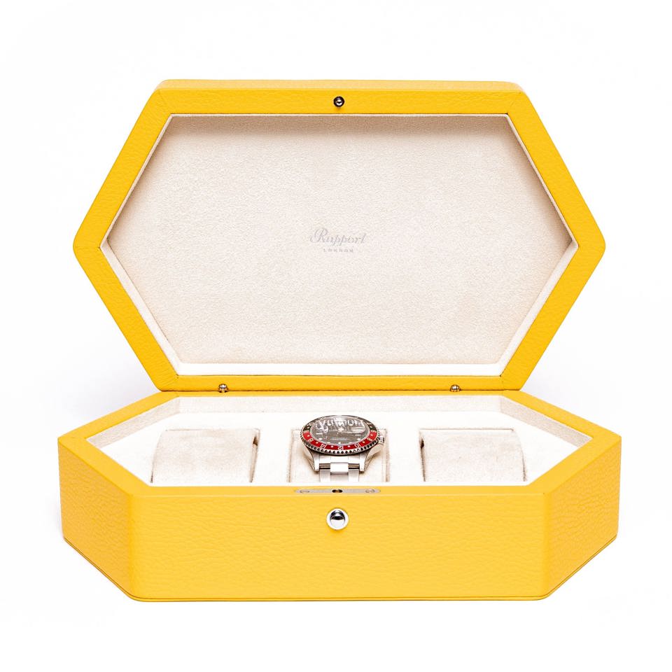 Portobello Watch Box - Yellow TA41