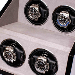 Perpetua III Quad Watch Winder - Black W574