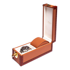 Kensington Two Watch Box - Tan L325