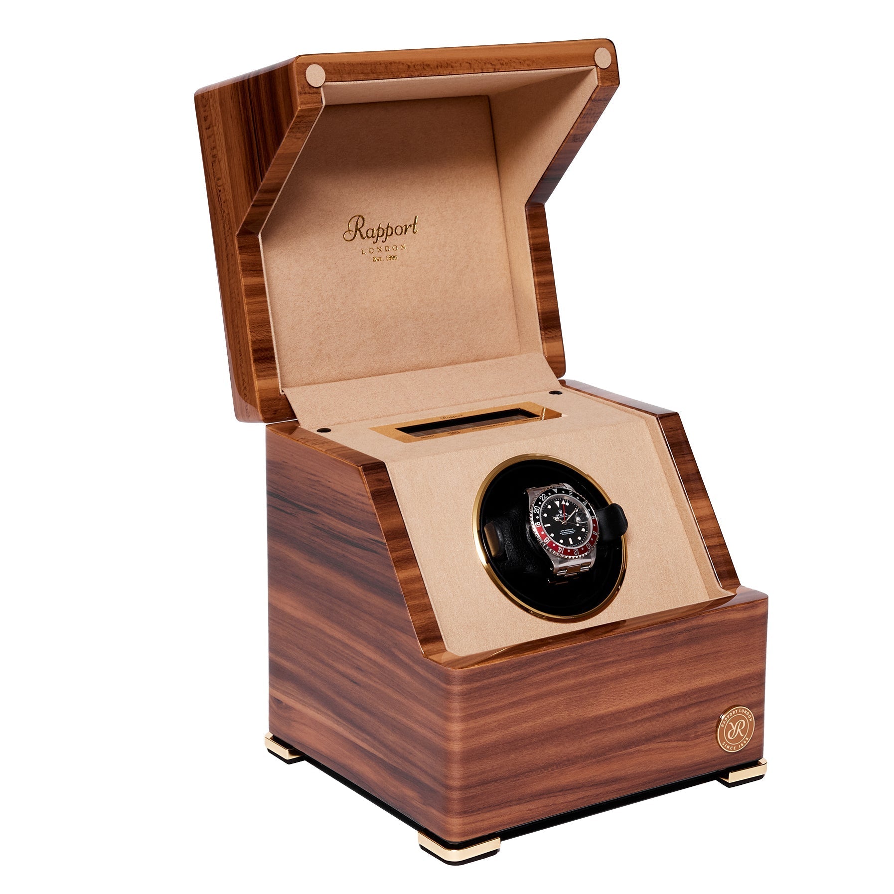 Perpetua III Single Watch Winder - Walnut W581