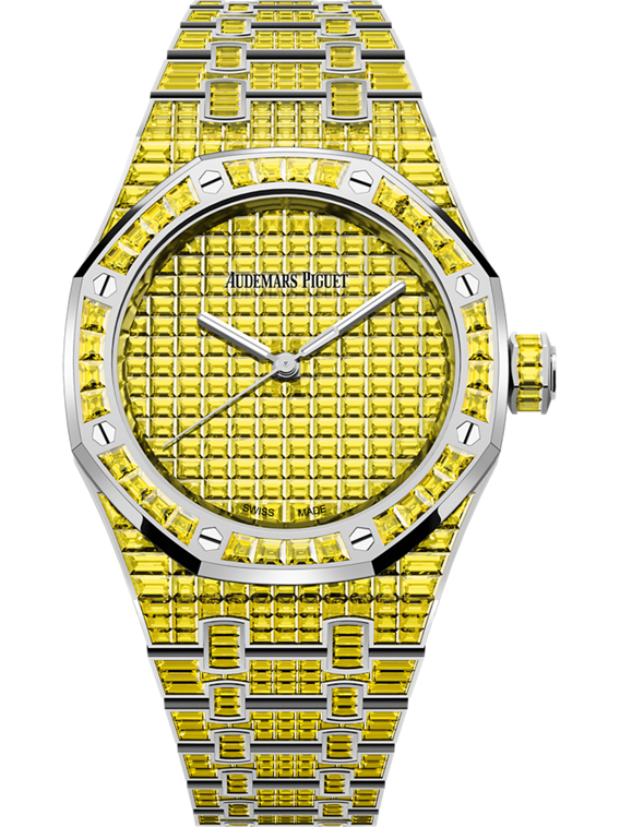 Audemars Piguet Royal OakSelfwinding Yellow Chrysoberyl "50th Anniversary" 15554BC.RY.1274BC.01