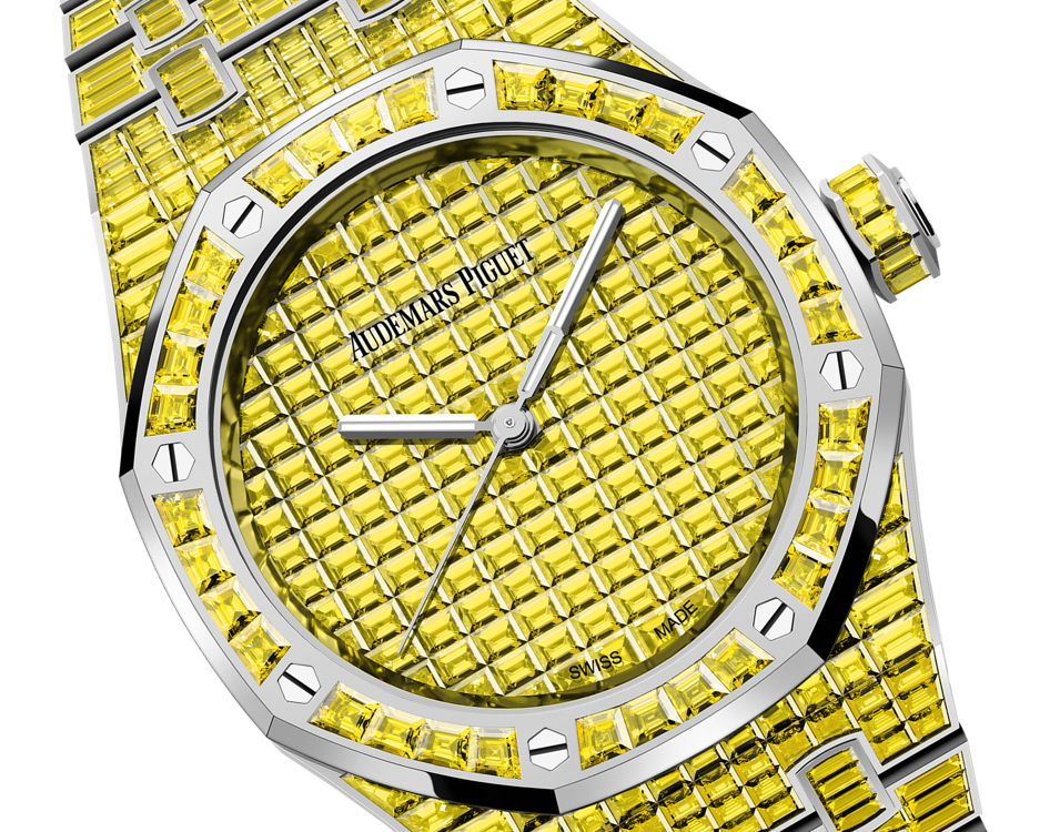 Audemars Piguet Royal OakSelfwinding Yellow Chrysoberyl "50th Anniversary" 15554BC.RY.1274BC.01