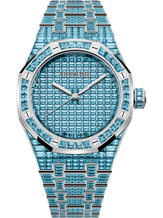 Audemars Piguet Royal OakSelfwinding Blue Topaz “50th Anniversary” 15554BC.TO.1274BC.01