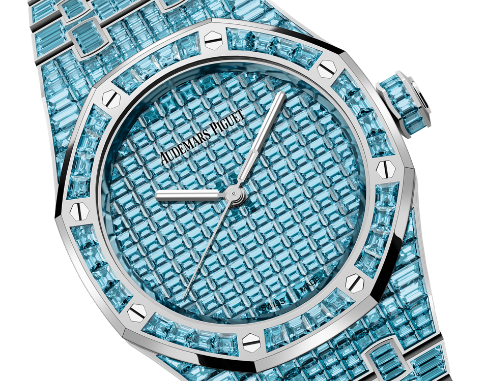 Audemars Piguet Royal OakSelfwinding Blue Topaz “50th Anniversary” 15554BC.TO.1274BC.01