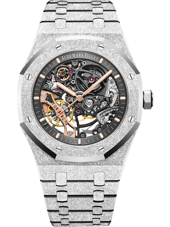 Audemars Piguet Royal OakFrosted Gold Double Balance Wheel Openworked 15407BC.GG.1224BC.01