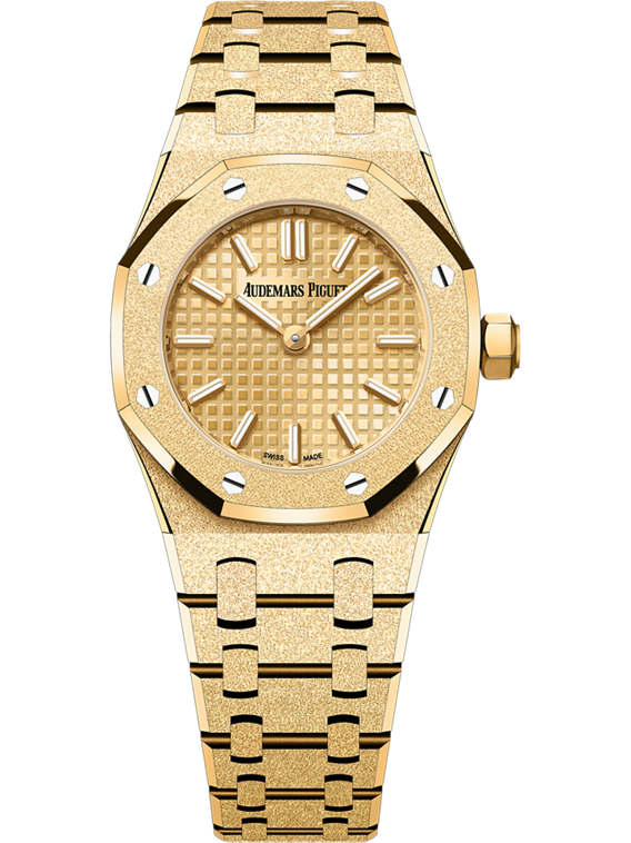 Audemars Piguet Royal OakMini Frosted Gold Quartz 67630BA.GG.1312BA.01