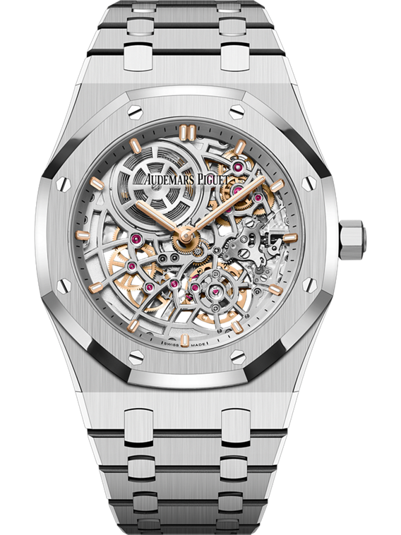 Audemars Piguet Royal Oak"Jumbo" Extra-Thin Openworked "50th Anniversary" 16204ST.OO.1240ST.01