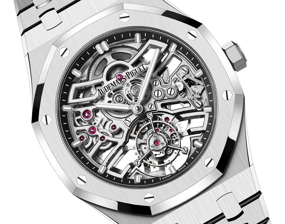 Audemars Piguet Royal OakSelfwinding Flying Tourbillon Openworked "50th Anniversary" 26735ST.OO.1320ST.01