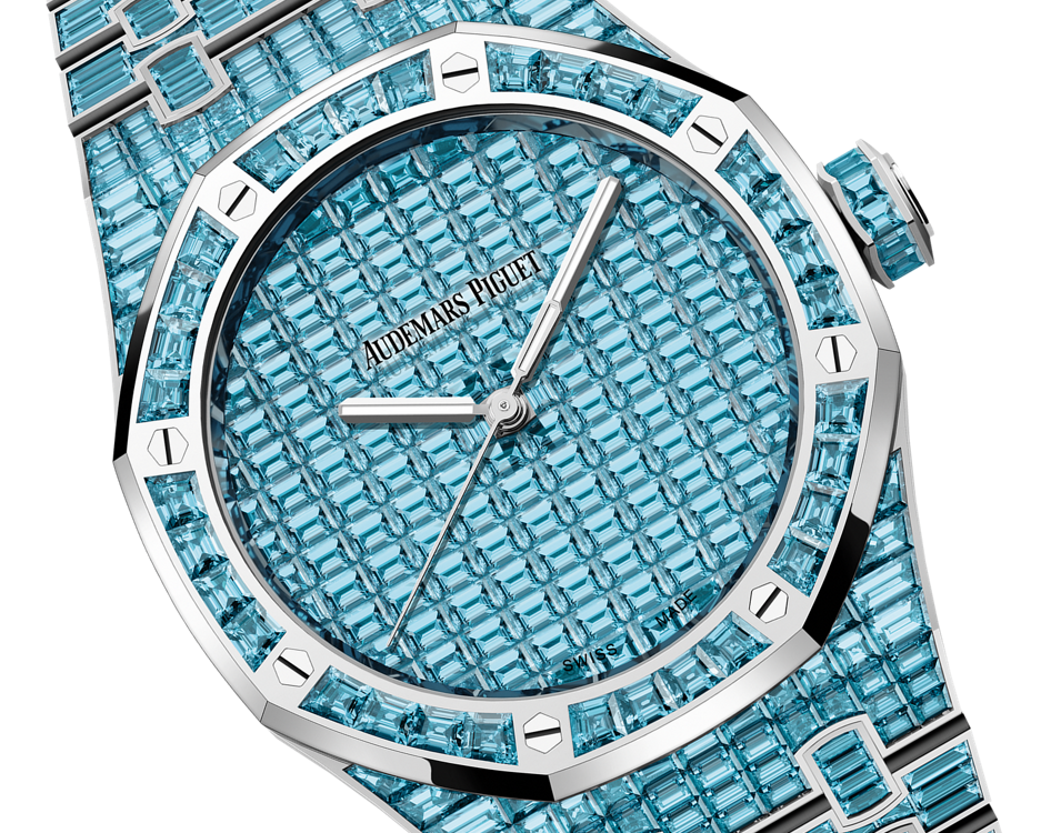 Audemars Piguet Royal OakSelfwinding Blue Topaz "50th Anniversary" 15514BC.TO.1284BC.01