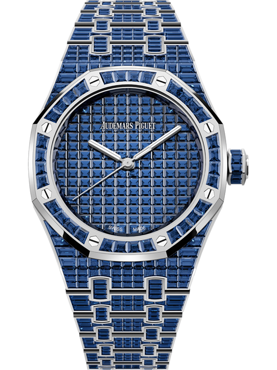 Audemars Piguet Royal OakSelfwinding Blue Sapphire "50th Anniversary" 15554BC.SS.1274BC.01