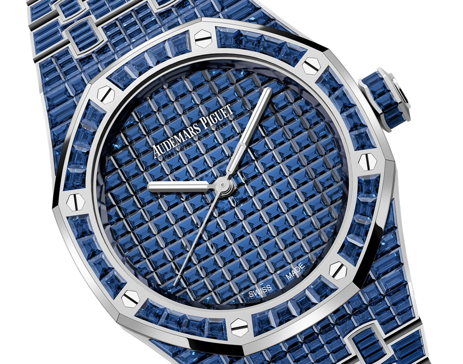 Audemars Piguet Royal OakSelfwinding Blue Sapphire "50th Anniversary" 15554BC.SS.1274BC.01