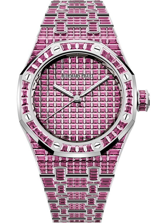 Audemars Piguet Royal OakSelfwinding Pink Tourmaline "50th Anniversary" 15554BC.TM.1274BC.01