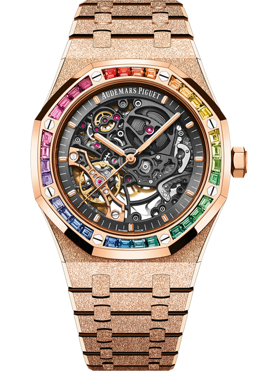 Audemars Piguet Royal OakFrosted Gold Double Balance Wheel Openworked 15412OR.YG.1224OR.01-B