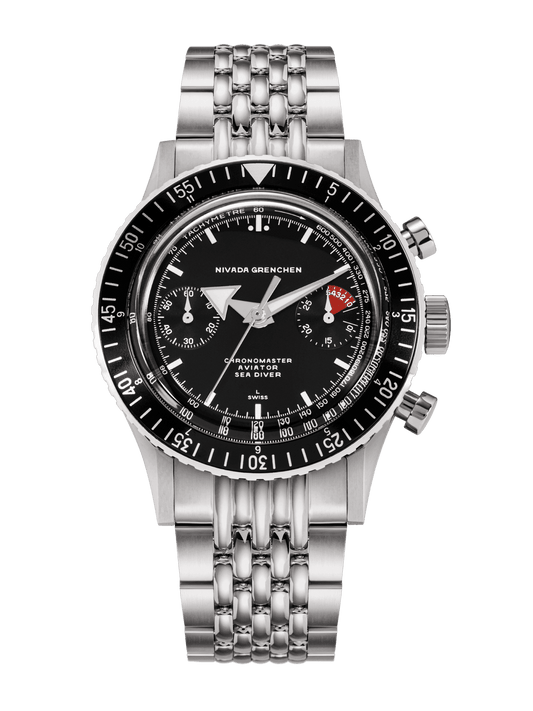 White Broad Arrow Inter.Bezel 38mm - Manual 86007WM04LC