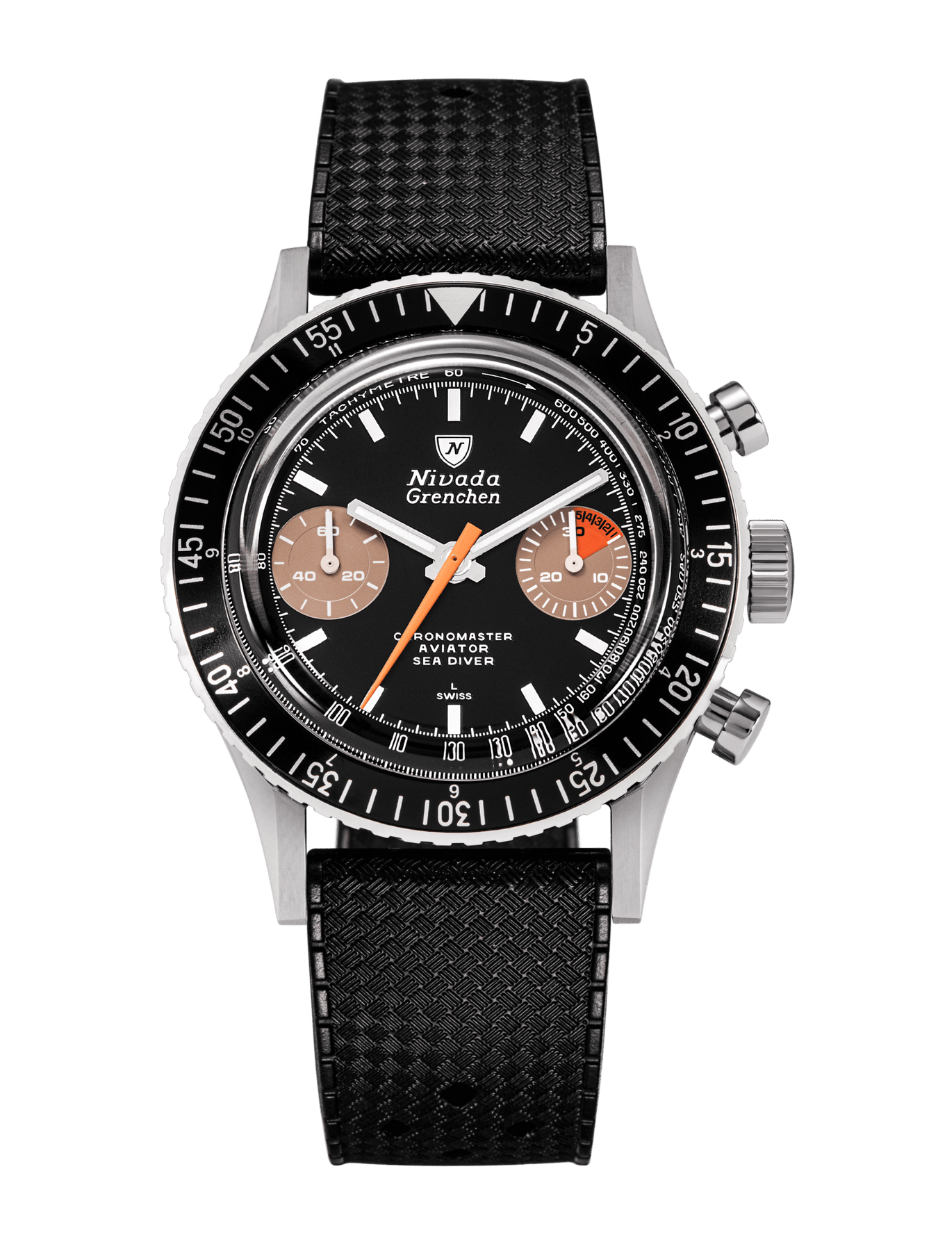 Nivada White Orange Boy Inter.Bezel - Manual 86012WM01LC