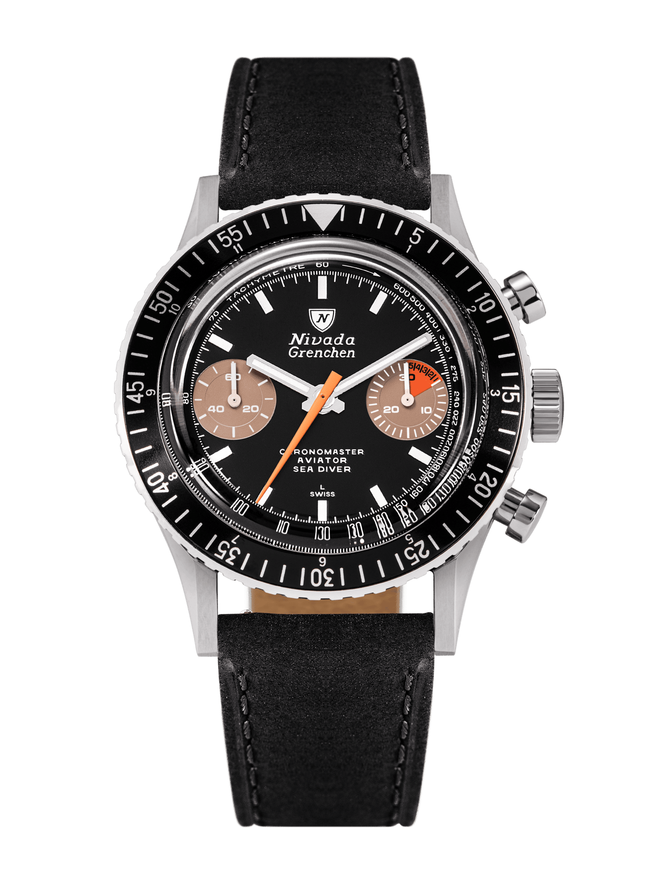Nivada White Orange Boy Inter.Bezel - Manual 86012WM03LC