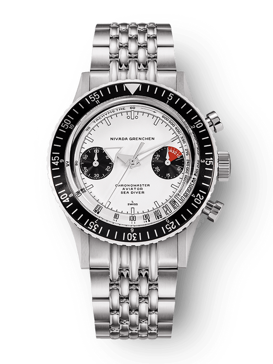 Nivada White Panda Inter.Bezel - Manual 86010WM04LC