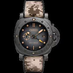 Submersible QuarantaQuattro GMT Navy SEALs Carbotech™ PAM01513