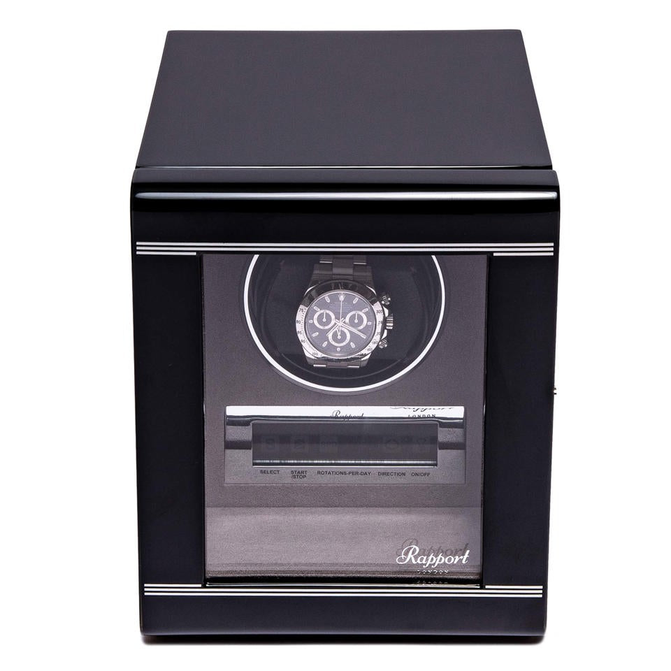 Formula Single Watch Winder - Black W551