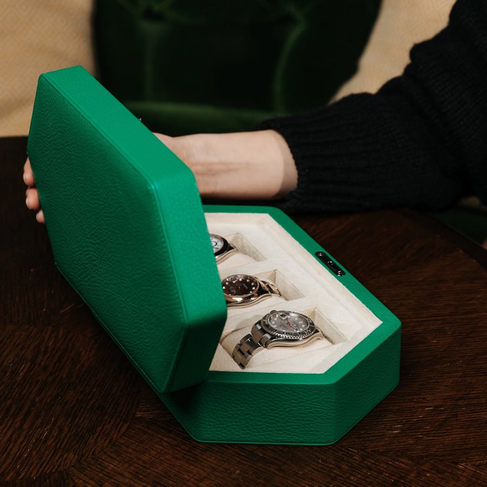 Portobello Watch Box - Green TA44