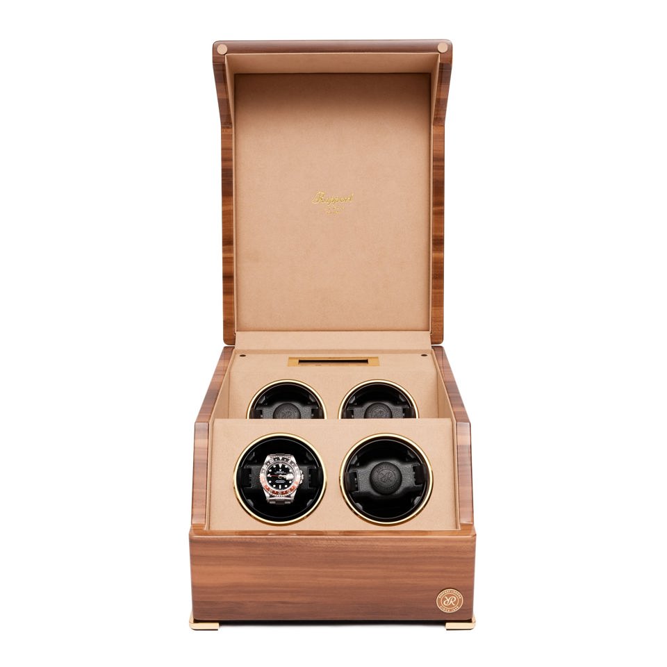 Perpetua III Quad Watch Winder - Walnut W584