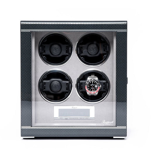 Formula Quad Watch Winder - Carbon Fibre W564