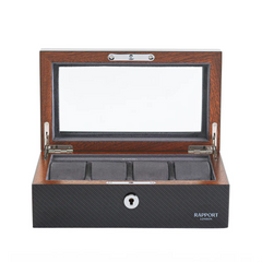 Optic Four Watch Box - Carbon Fibre L286