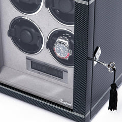 Formula Quad Watch Winder - Carbon Fibre W564