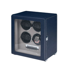 Quantum Quad Watch Winder - Navy W634