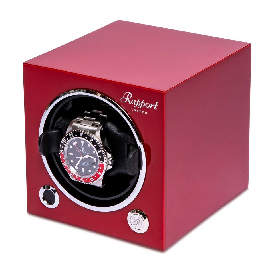 Evo Single Watch Winder - Crimson Red EVO43